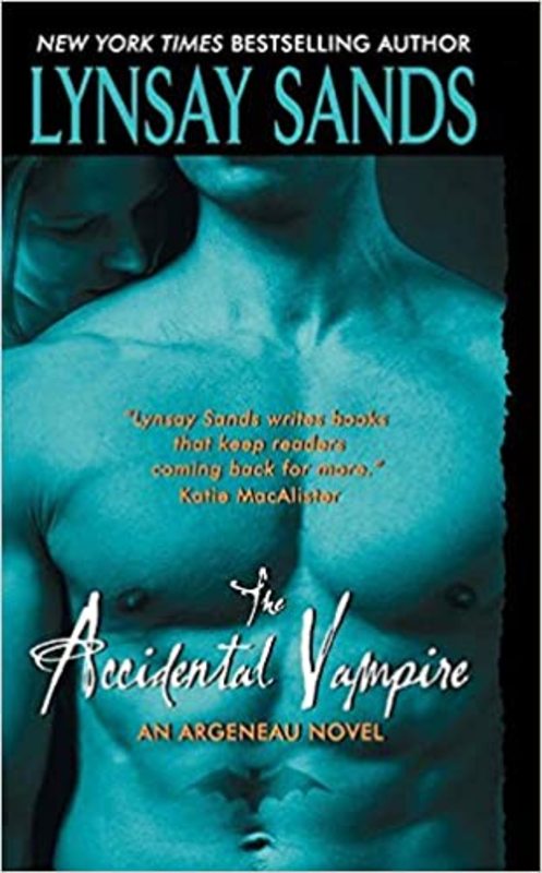 Book cover for "The Accidental Vampire" by Lynsay Sands