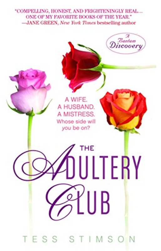 Book cover for "The Adultery Club" by Tess Stimson