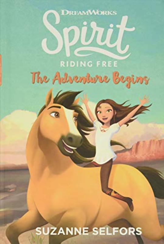 Book cover for "The Adventure Begins" by Suzanne Selfors