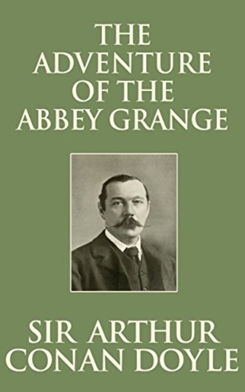 Book cover for "The Adventure of the Abbey Grange" by Arthur Conan Doyle