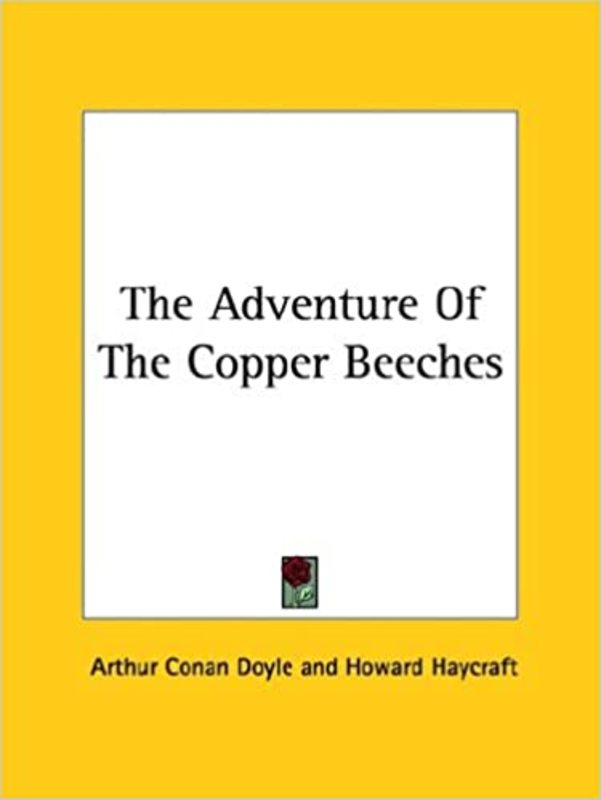 Book cover for "The Adventure of the Copper Beeches" by Arthur Conan Doyle