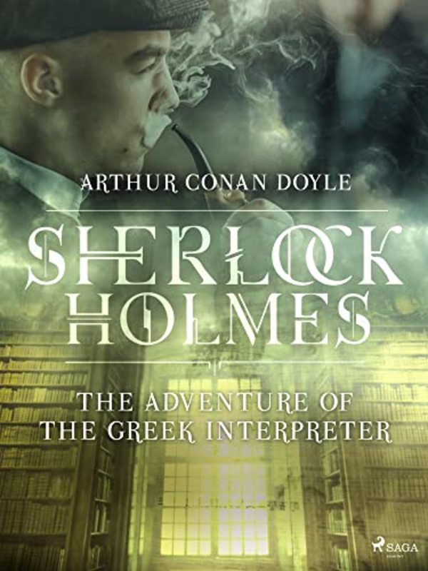 Book cover for "The Adventure of the Greek Interpreter" by Arthur Conan Doyle