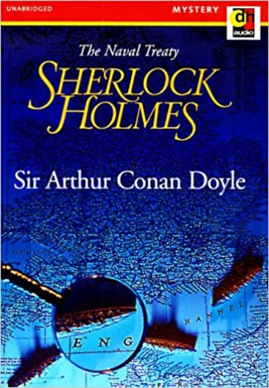 Book cover for "The Adventure of the Naval Treaty" by Arthur Conan Doyle