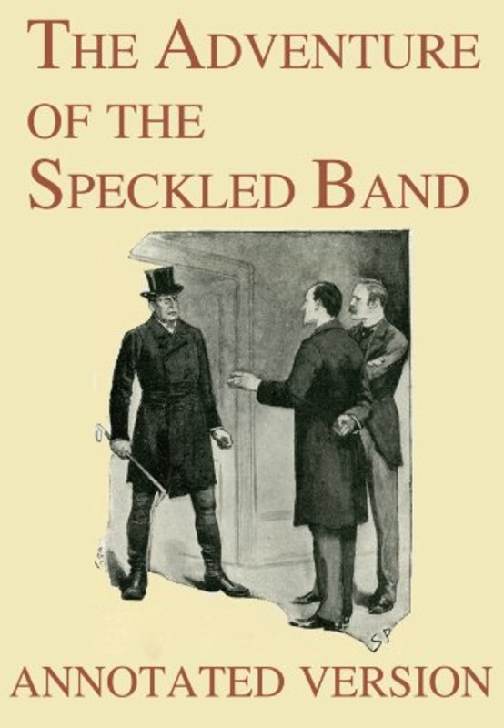 Book cover for "The Adventure of the Speckled Band" by Arthur Conan Doyle