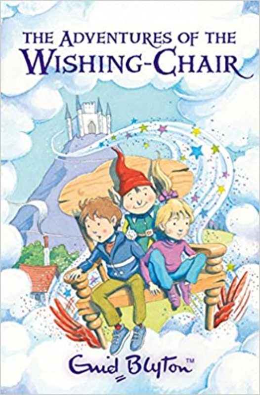 Book cover for "The Adventures Of The Wishing-Chair" by Enid Blyton