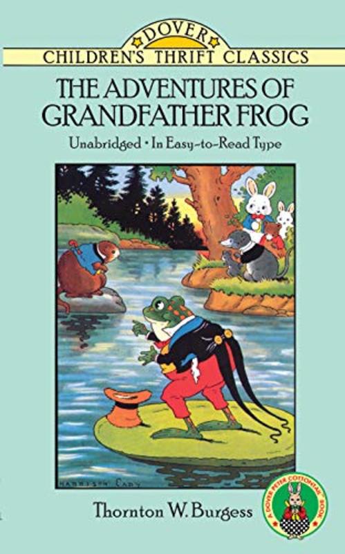 Book cover for "The Adventures of Grandfather Frog" by Thornton W Burgess