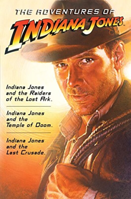 Book cover for "The Adventures of Indiana Jones" by Campbell Armstrong