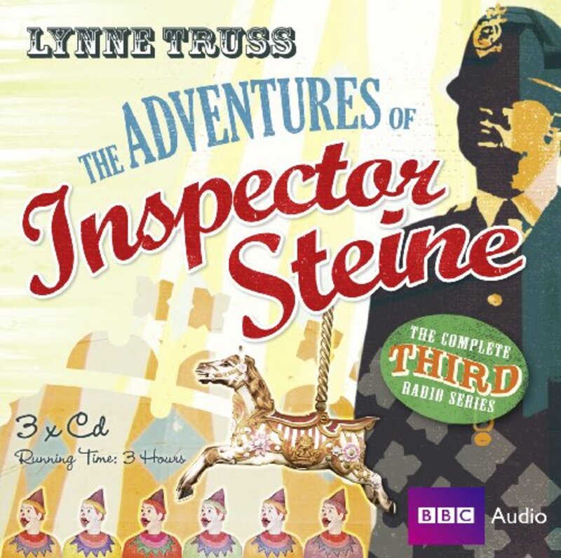 Book cover for "The Adventures of Inspector Steine" by Lynne Truss