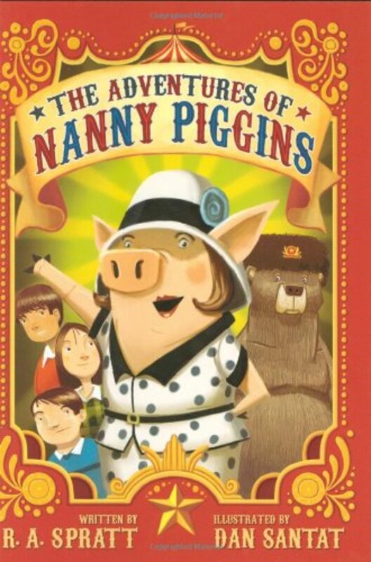 Book cover for "The Adventures of Nanny Piggins" by RA Spratt