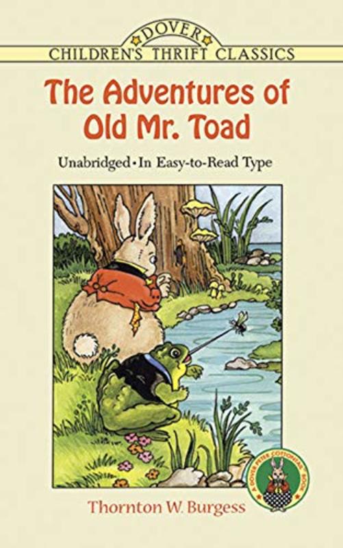 Book cover for "The Adventures of Old Mr. Toad" by Thornton W Burgess