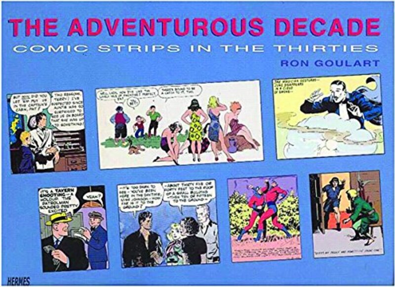 Book cover for "The Adventurous Decade" by Ron Goulart