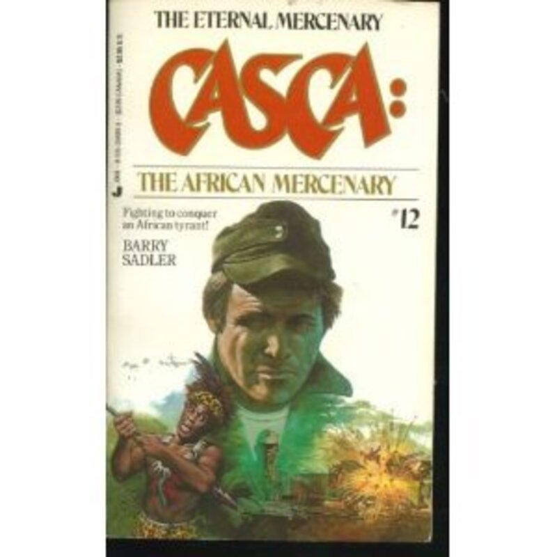Book cover for "The African Mercenary" by Tony Roberts