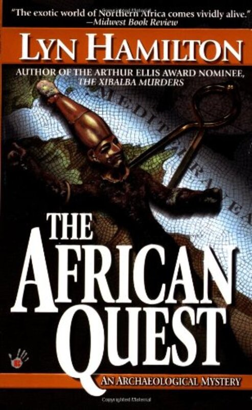 Book cover for "The African Quest" by Lyn Hamilton
