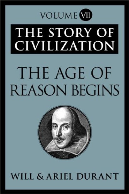 Book cover for "The Age of Reason Begins" by Will & Ariel Durant