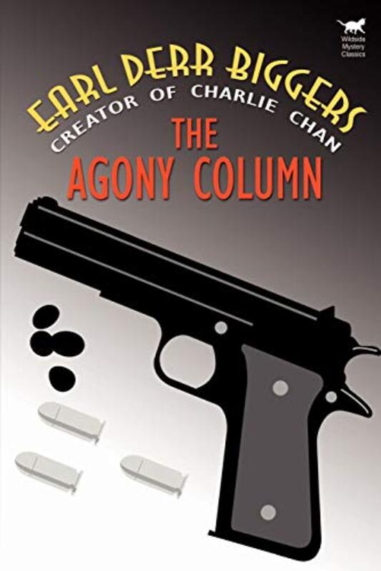 Book cover for "The Agony Column" by Earl Derr Biggers