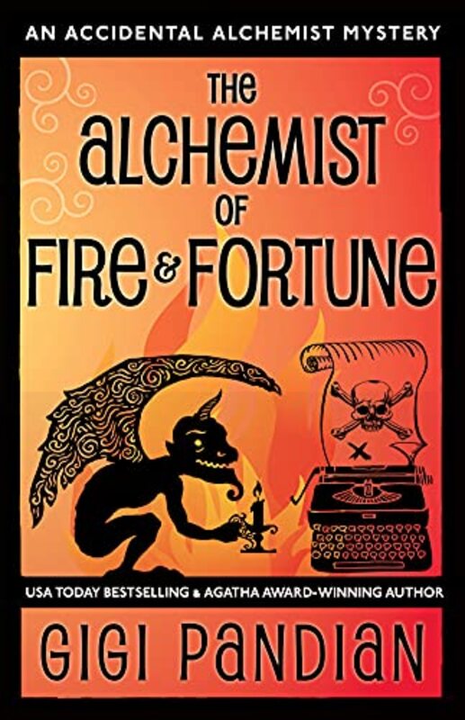 Book cover for "The Alchemist of Fire and Fortune" by Gigi Pandian