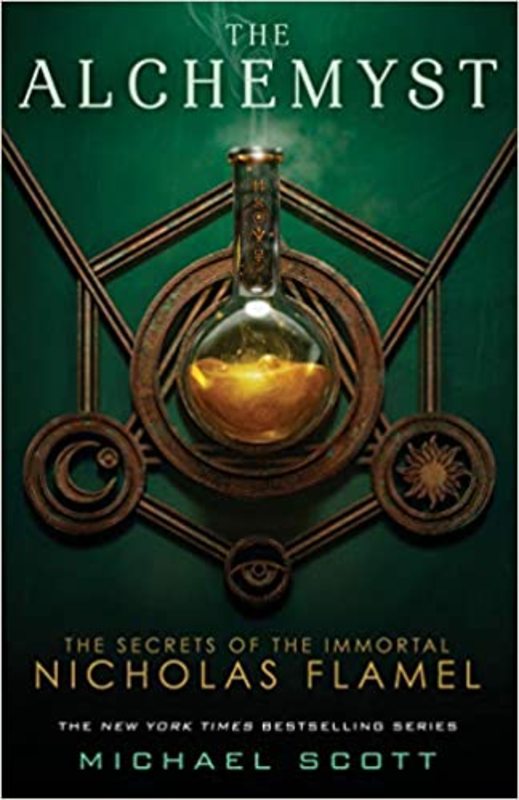 Book cover for "The Alchemyst" by Michael Scott