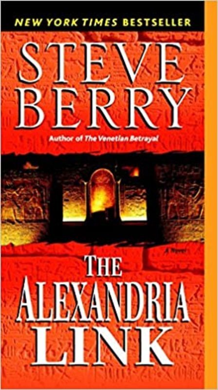 Book cover for "The Alexandria Link" by Steve Berry
