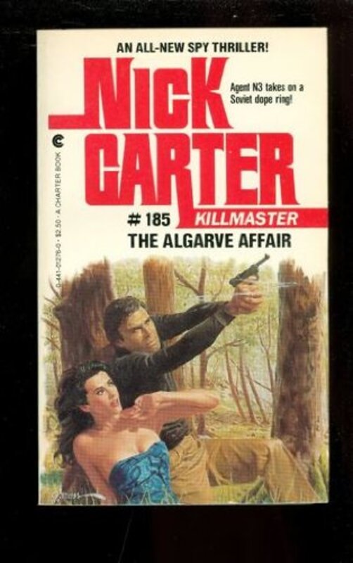 Book cover for "The Algarve Affair" by Nick Carter