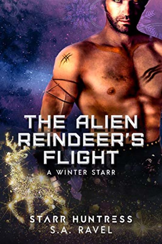 Book cover for "The Alien Reindeer's Flight" by Starr Huntress