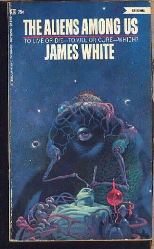 Book cover for "The Aliens Among Us" by James White