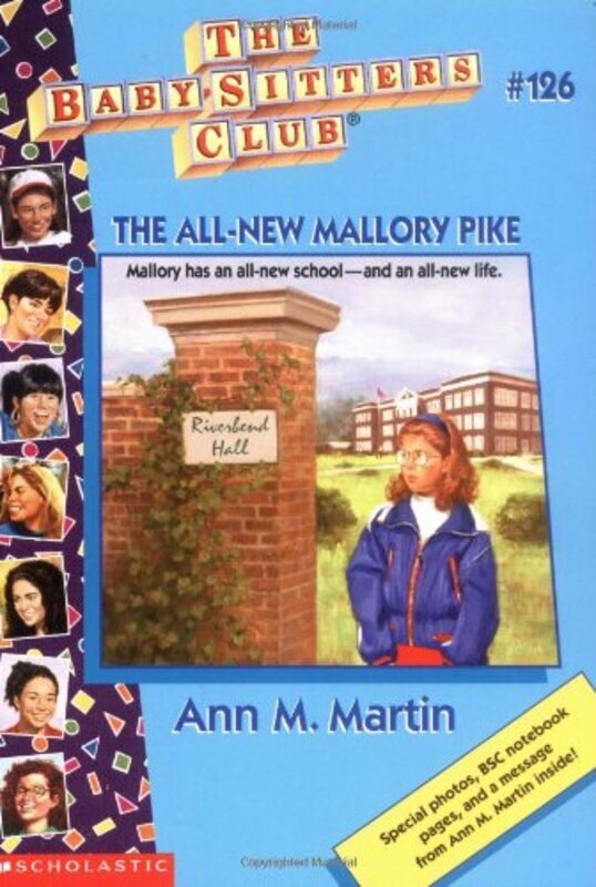 Book cover for "The All-New Mallory Pike" by Ann M Martin