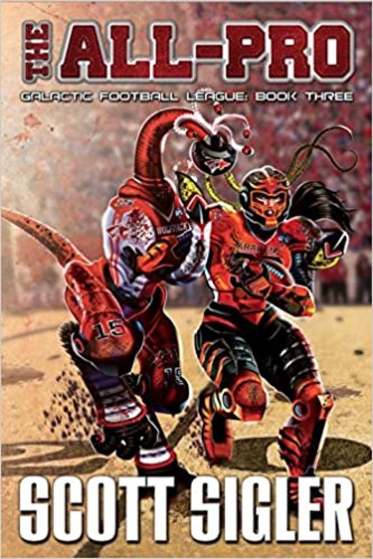 Book cover for "The All-Pro" by Scott Sigler
