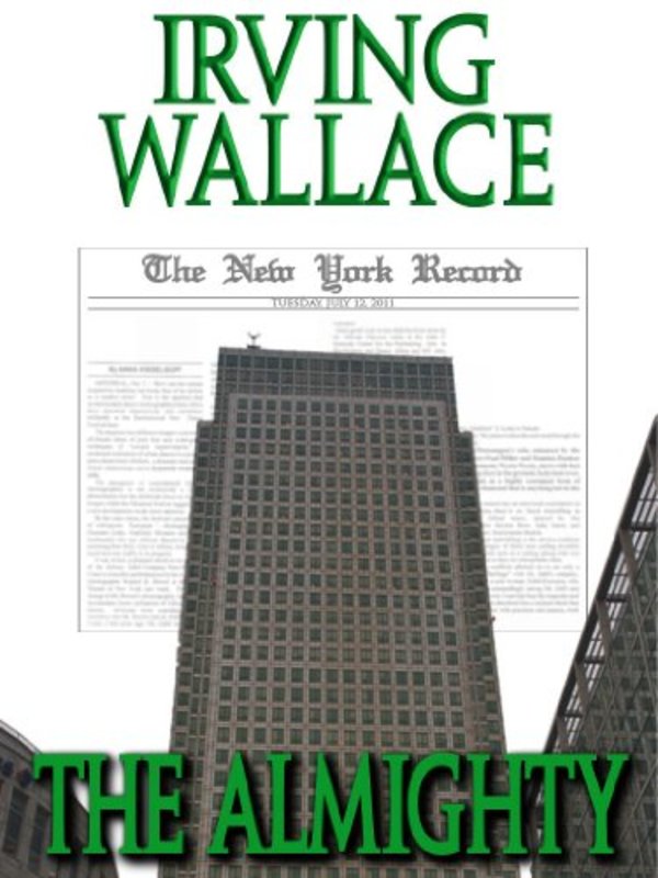 Book cover for "The Almighty" by Irving Wallace