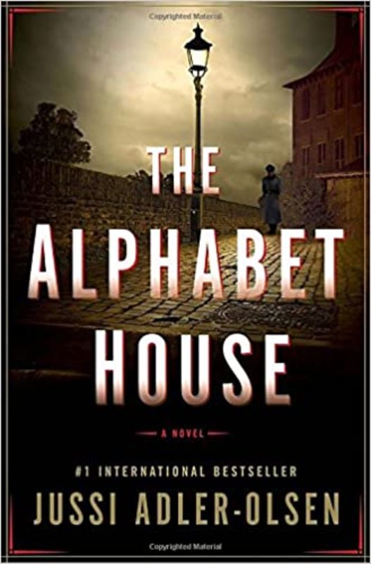 Book cover for "The Alphabet House" by Jussi Adler-Olsen