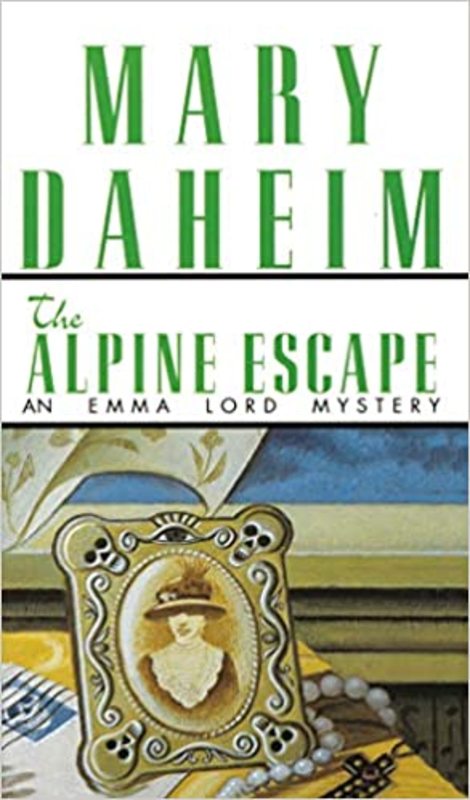 Book cover for "The Alpine Escape" by Mary Daheim