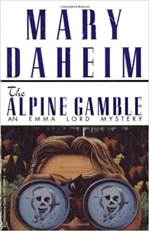 Book cover for "The Alpine Gamble" by Mary Daheim