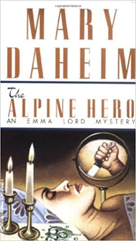 Book cover for "The Alpine Hero" by Mary Daheim