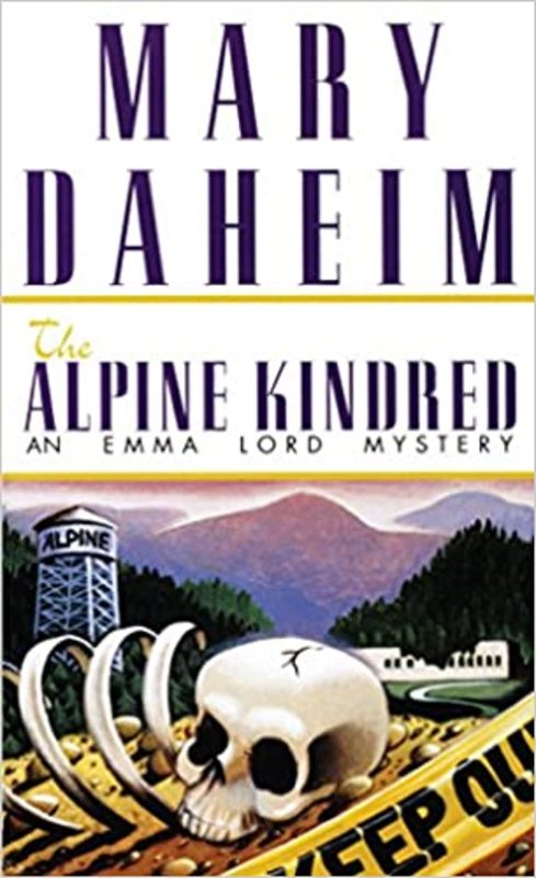 Book cover for "The Alpine Kindred" by Mary Daheim