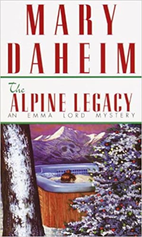 Book cover for "The Alpine Legacy" by Mary Daheim