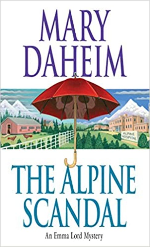 Book cover for "The Alpine Scandal" by Mary Daheim