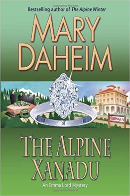 Book cover for "The Alpine Xanadu" by Mary Daheim