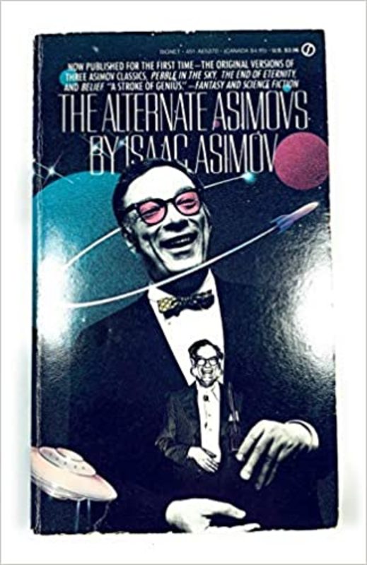 Book cover for "The Alternate Asimovs" by Isaac Asimov