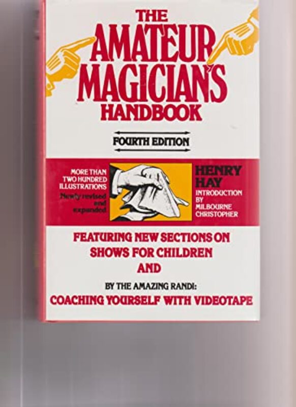 Book cover for "The Amateur Magicians Handbook" by Henry Hay