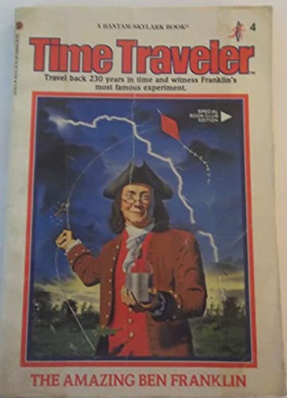 Book cover for "The Amazing Ben Franklin" by Peter Lerangis