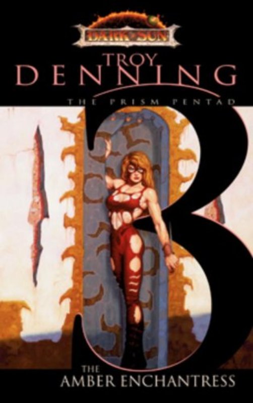 Book cover for "The Amber Enchantress" by Troy Denning