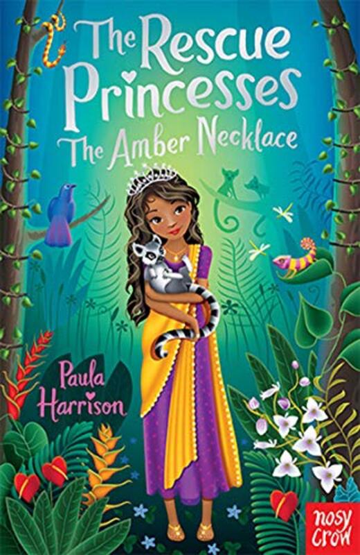 Book cover for "The Amber Necklace" by Paula Harrison