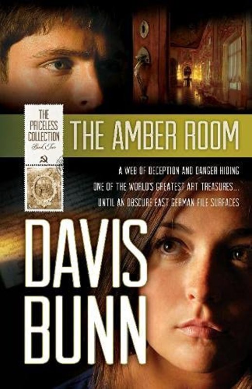 Book cover for "The Amber Room" by T Davis Bunn