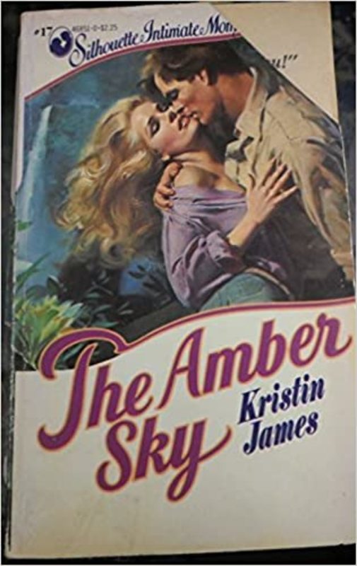 Book cover for "The Amber Sky" by Kristin James
