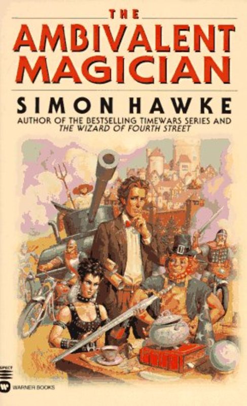 Book cover for "The Ambivalent Magician" by Simon Hawke