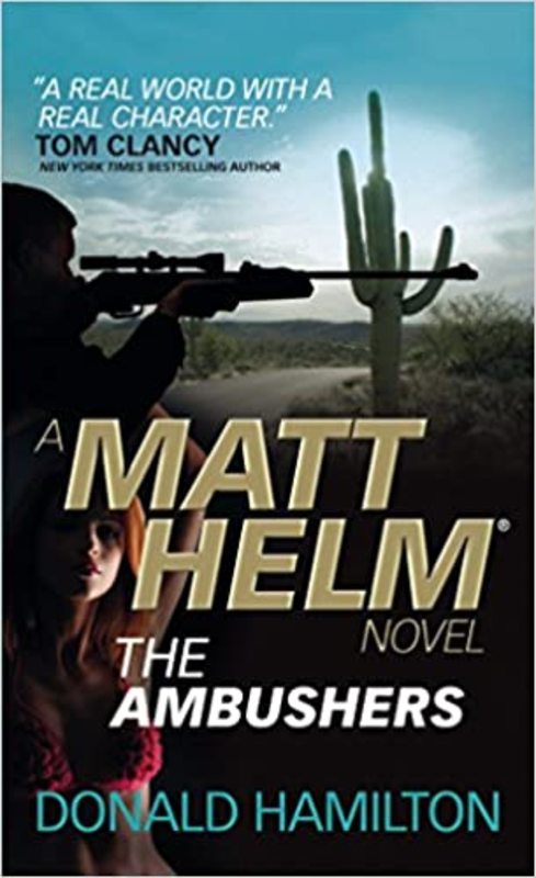 Book cover for "The Ambushers" by Donald Hamilton
