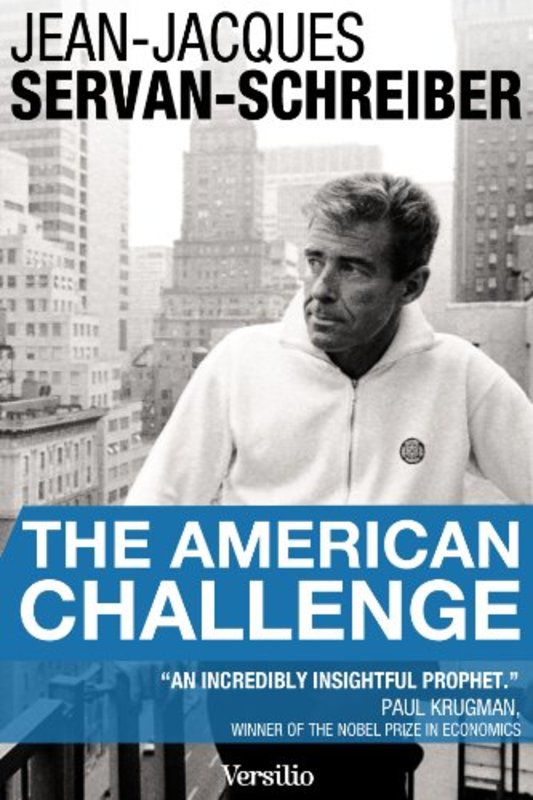 Book cover for "The American Challenge" by Jean-Jacques Servan-Schreiber
