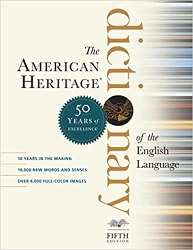 Book cover for "The American Heritage Dictionary of the English Language" by Editors of the American Heritage Dictionaries