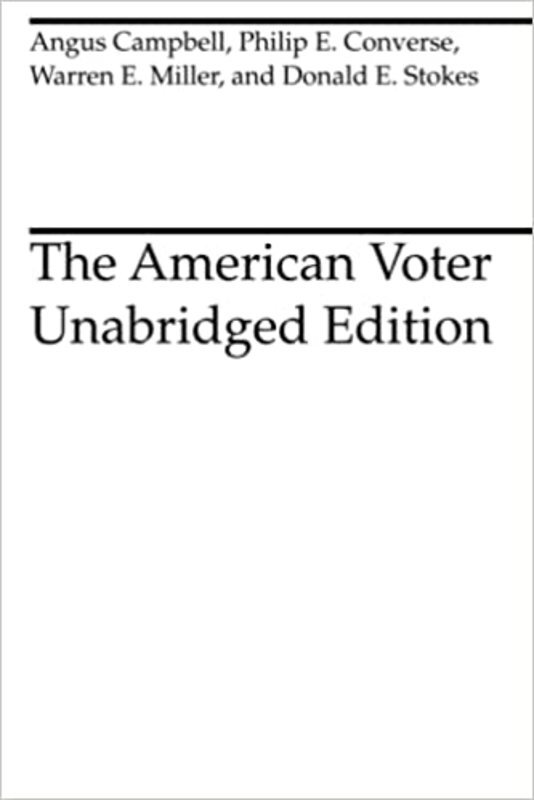 Book cover for "The American Voter" by Angus Campbell