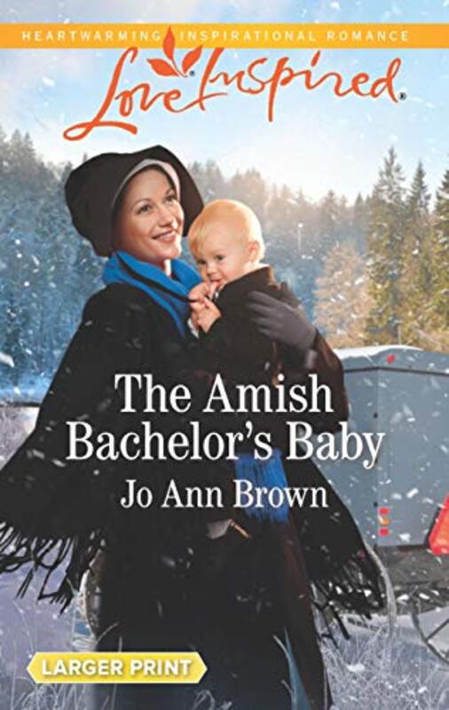 Book cover for "The Amish Bachelor's Baby" by Jo Ann Brown