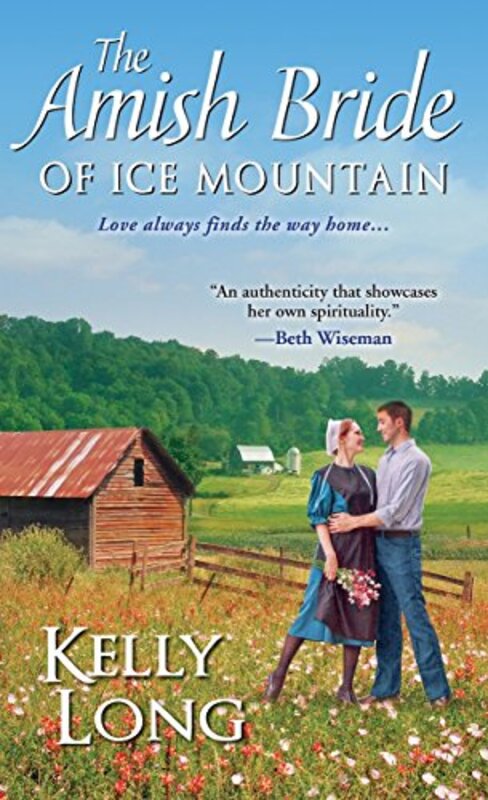 Book cover for "The Amish Bride of Ice Mountain" by Kelly Long